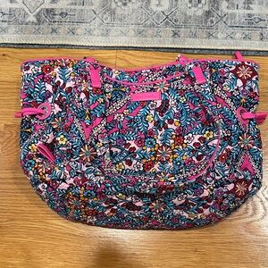 Vera Bradley Floral Pink Tote Bag